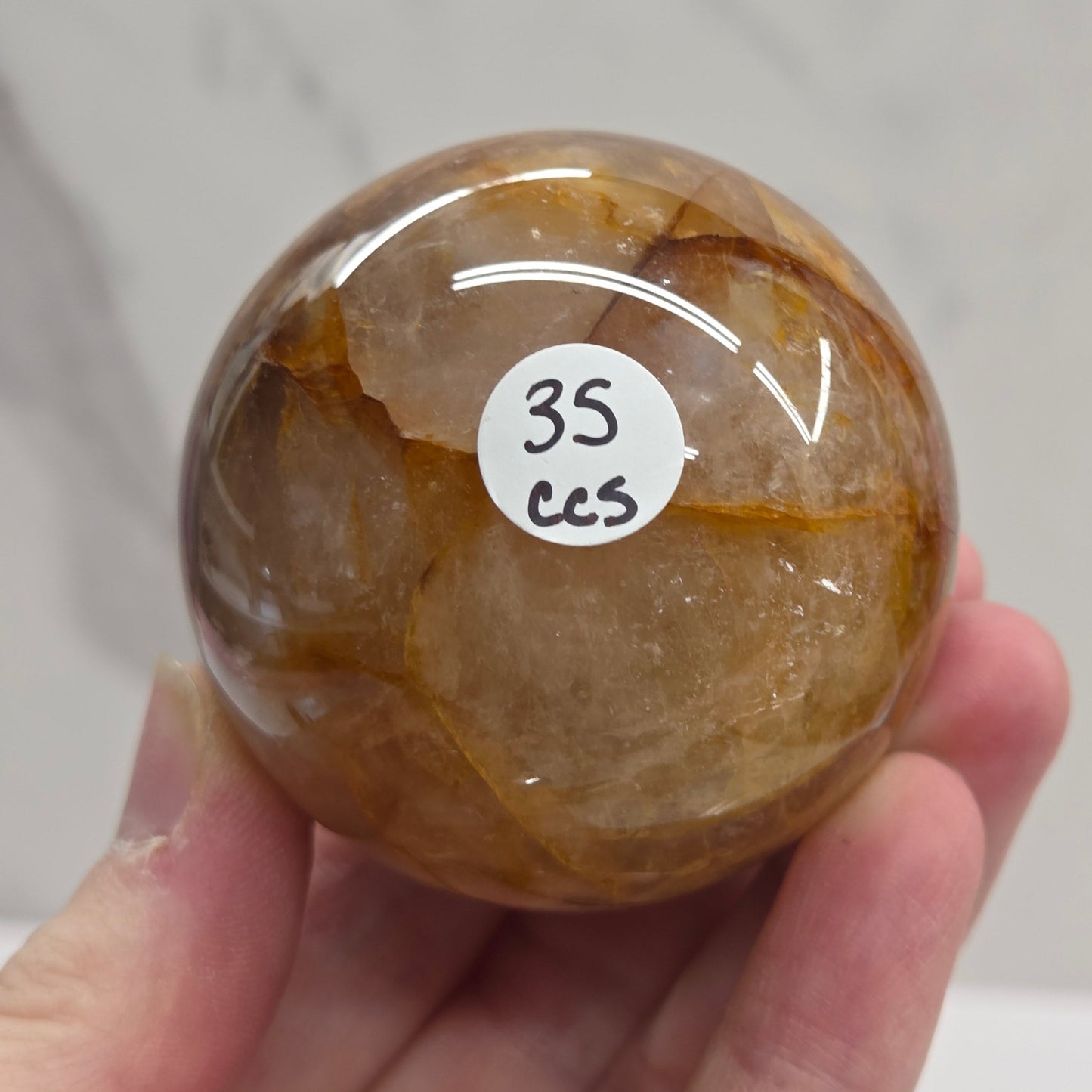 Fire Quartz/Golden Healer sphere