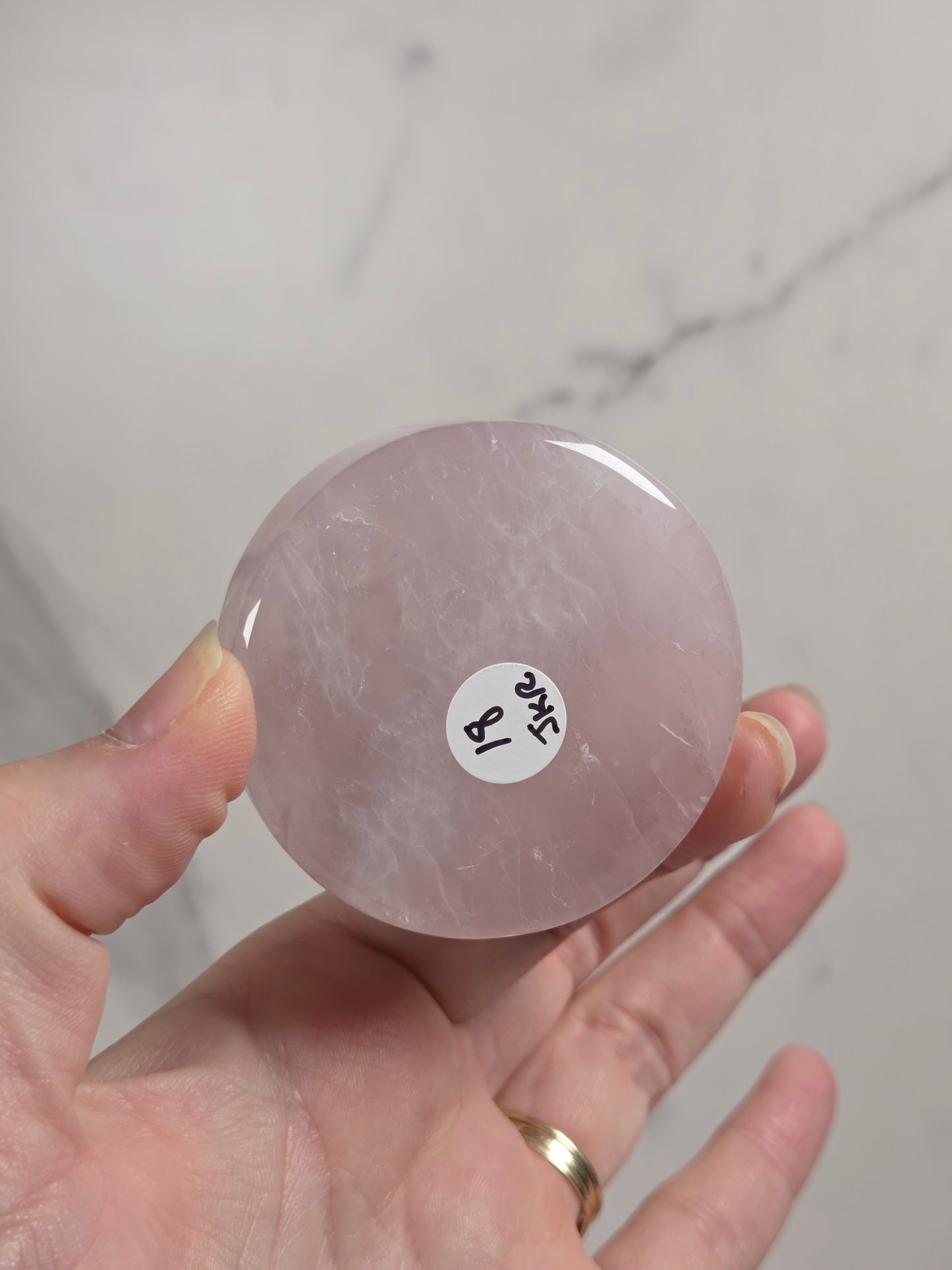 Rose Quartz bowl/sphere holder