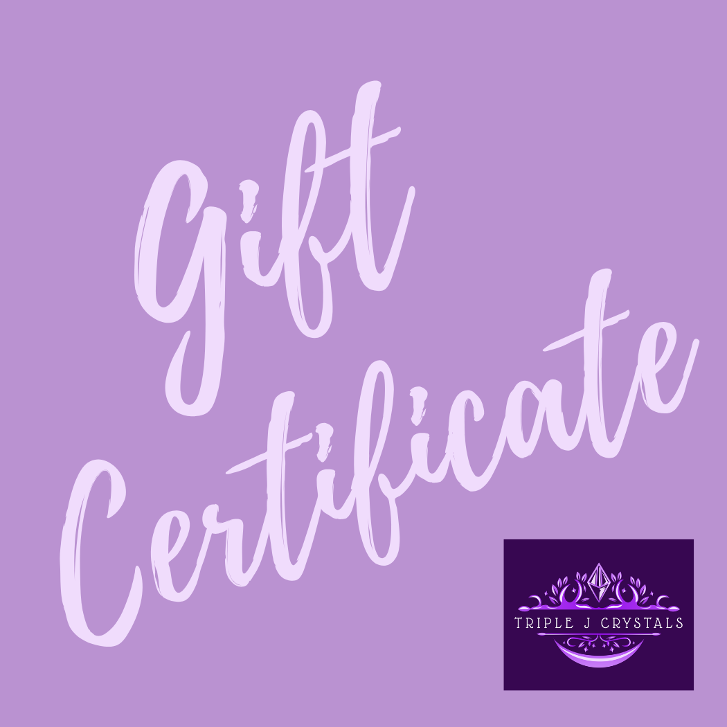 Triple J Crystals gift card