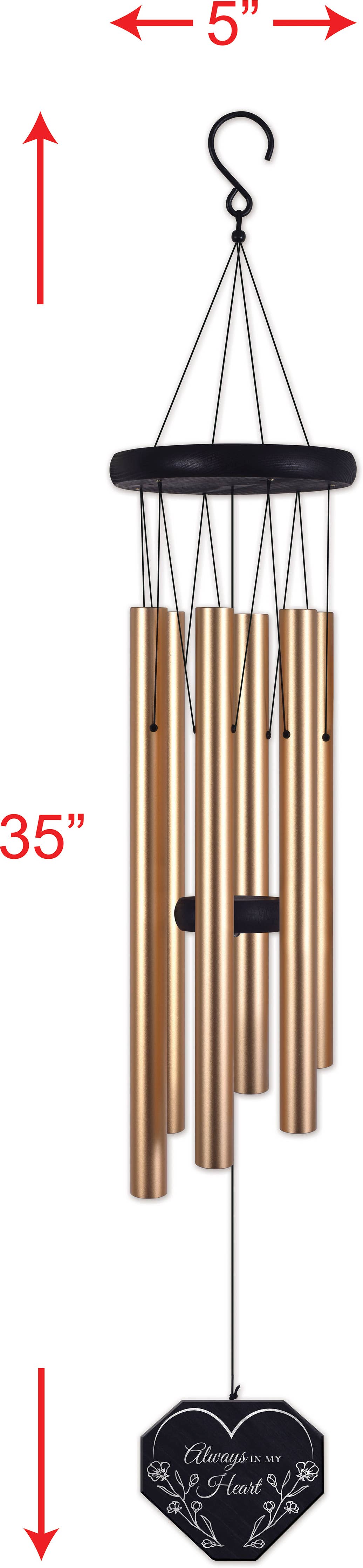 Always in My Heart - Memorial Garden Wind Chime 94504