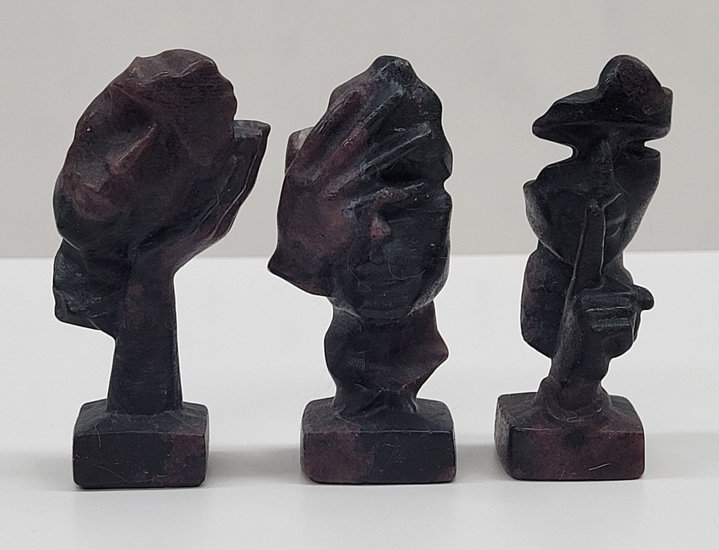 Museum carving - See, Speak, Hear no evil