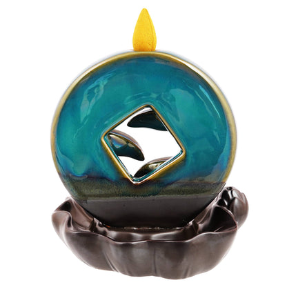 Round Ceramic Back Flow Burner