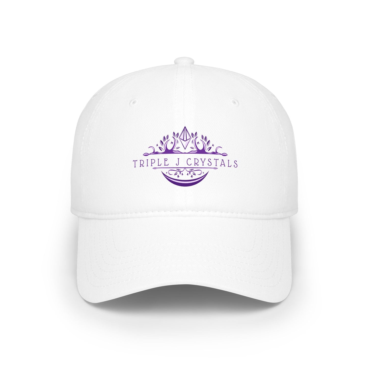Triple J Crystals Embroidered Baseball Cap