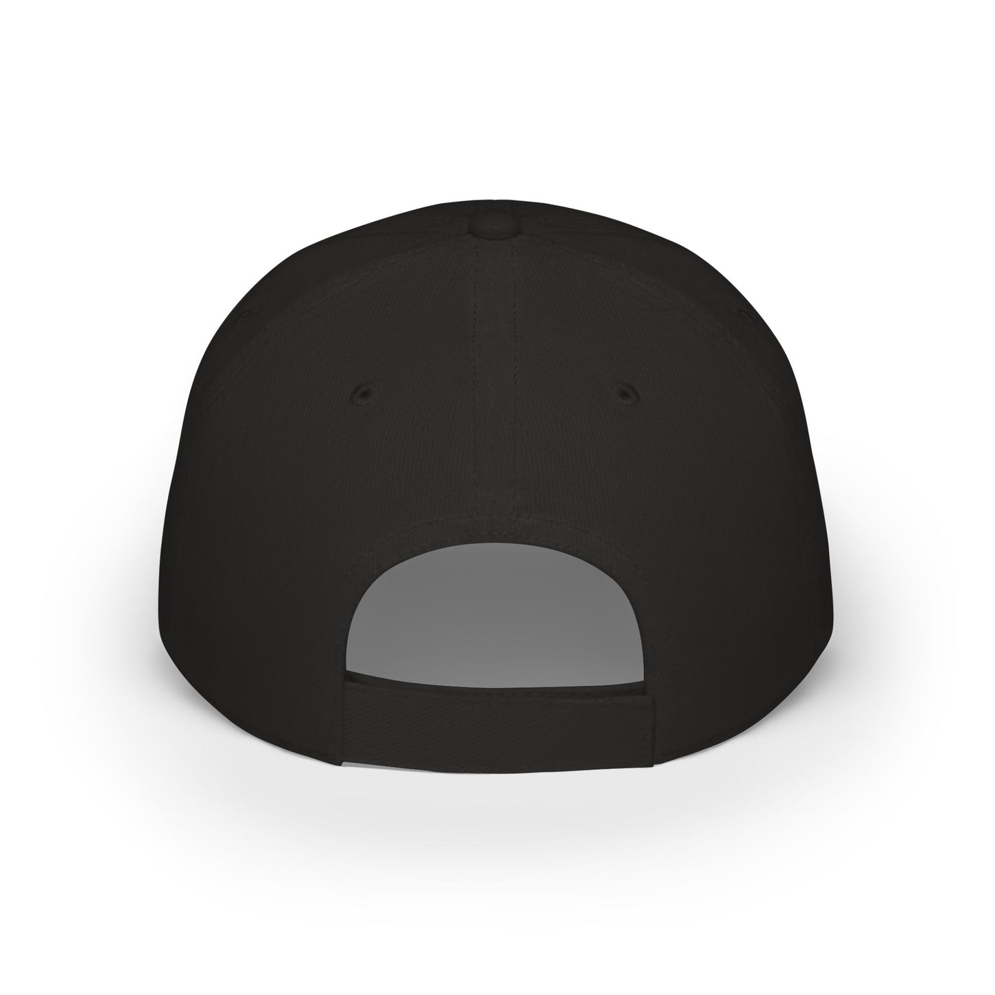 Triple J Crystals Embroidered Low Profile Baseball Cap — Purple Mystic Crystal Logo