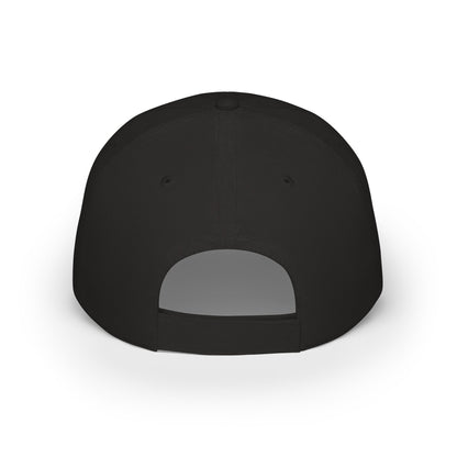 Triple J Crystals Embroidered Low Profile Baseball Cap — Purple Mystic Crystal Logo