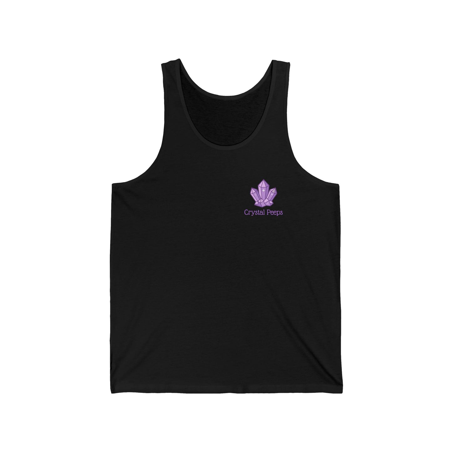 Crystal Peeps Tank Top — Dark colors - Unisex