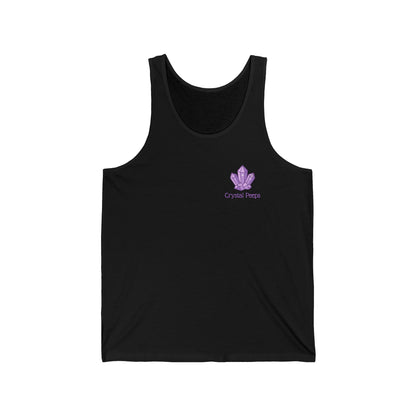 Crystal Peeps Tank Top — Dark colors - Unisex