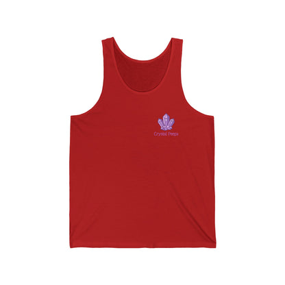 Crystal Peeps Tank Top — Dark colors - Unisex