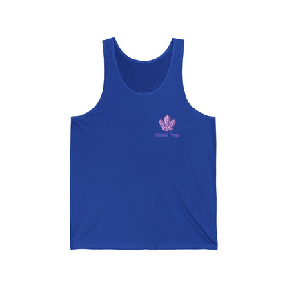 Crystal Peeps Tank Top — Dark colors - Unisex