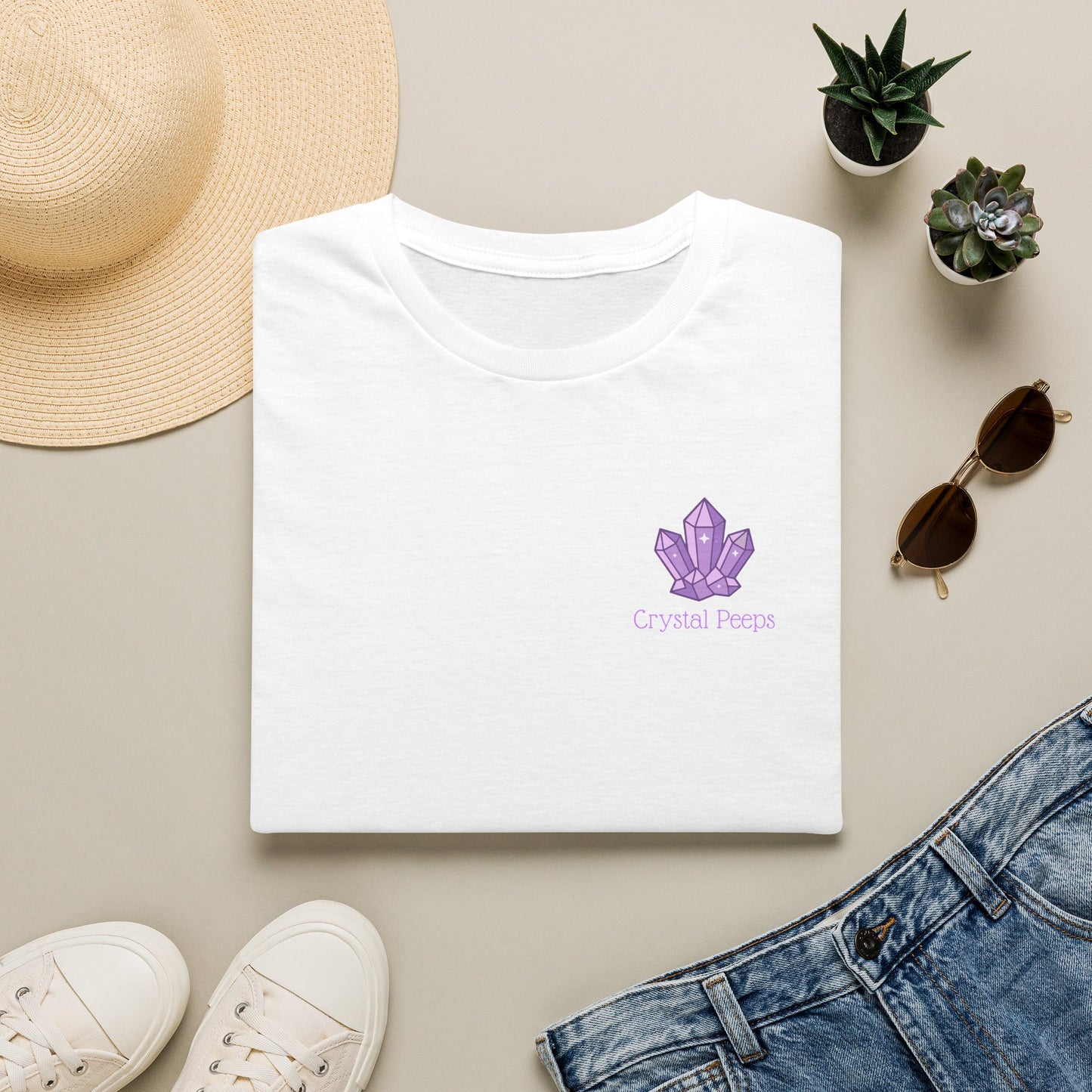 Crystal Peeps tee - Light colors - Unisex