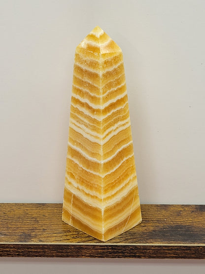 Orange Banded Calcite tower