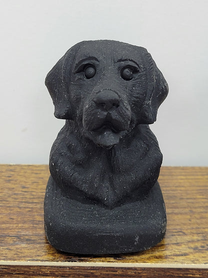 Dog carving - Labrador bust