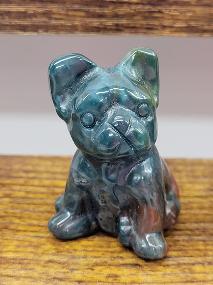 Dog carving - Frenchie small