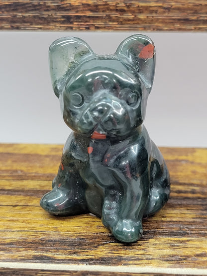 Dog carving - Frenchie small
