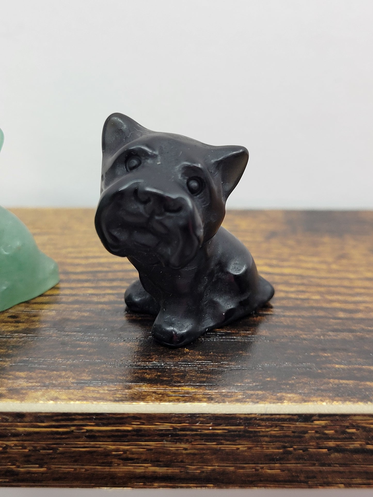 Dog carving small - Scottie