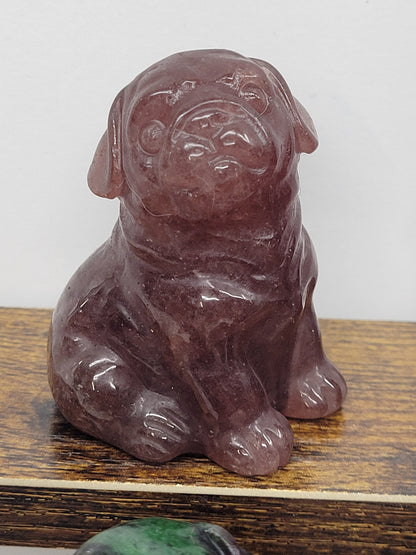 Dog carving - Pug