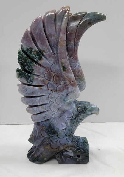 Eagle carving