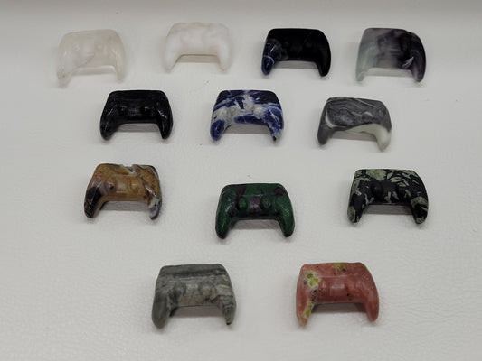 Game controller carvings