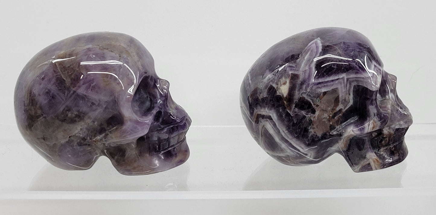 Dream Amethyst skulls