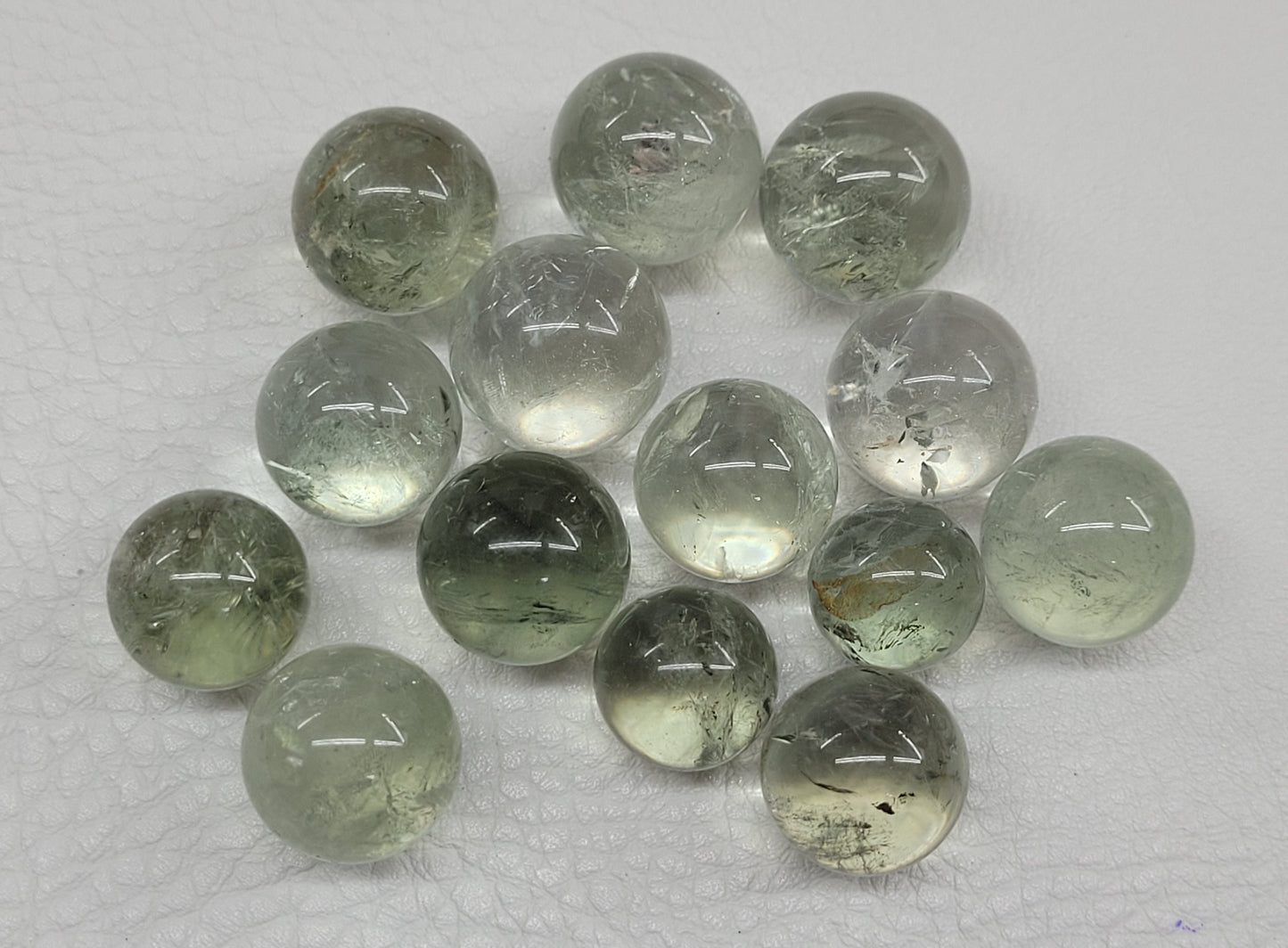 Prasiolite mini sphere (Green Quartz)