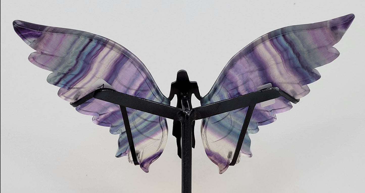 Fluorite angel wings