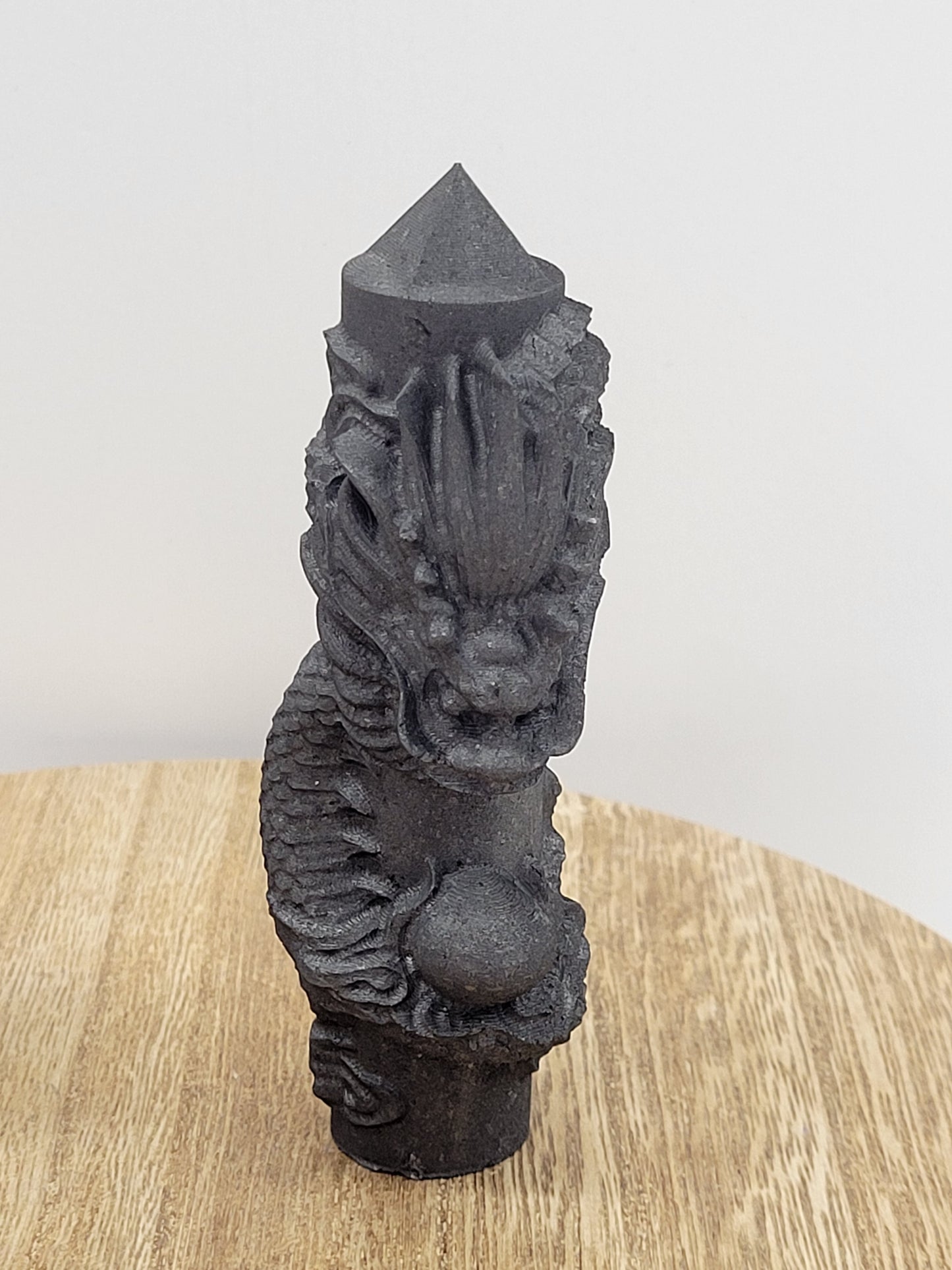 Shungite carved towers
