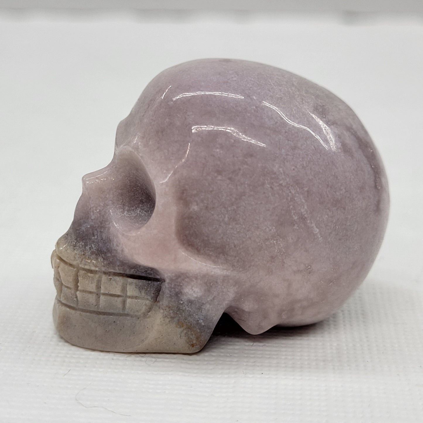 Pink Amethyst skull