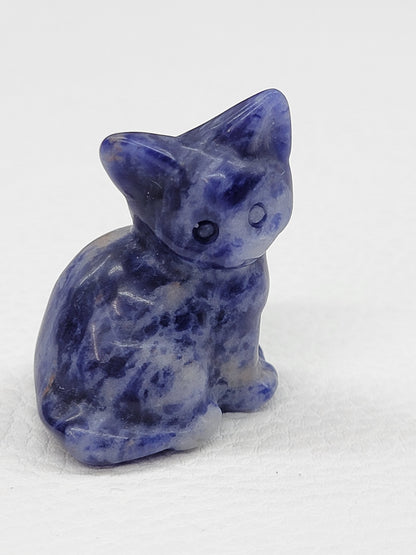 Cat/kitty carvings - side sitting