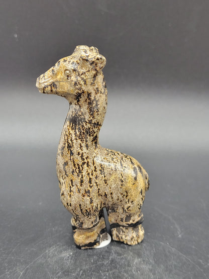 Picture Jasper giraffe carving (small)