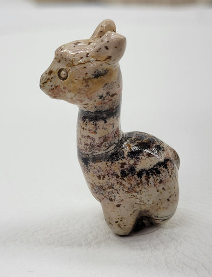 Picture Jasper llama carving (small)