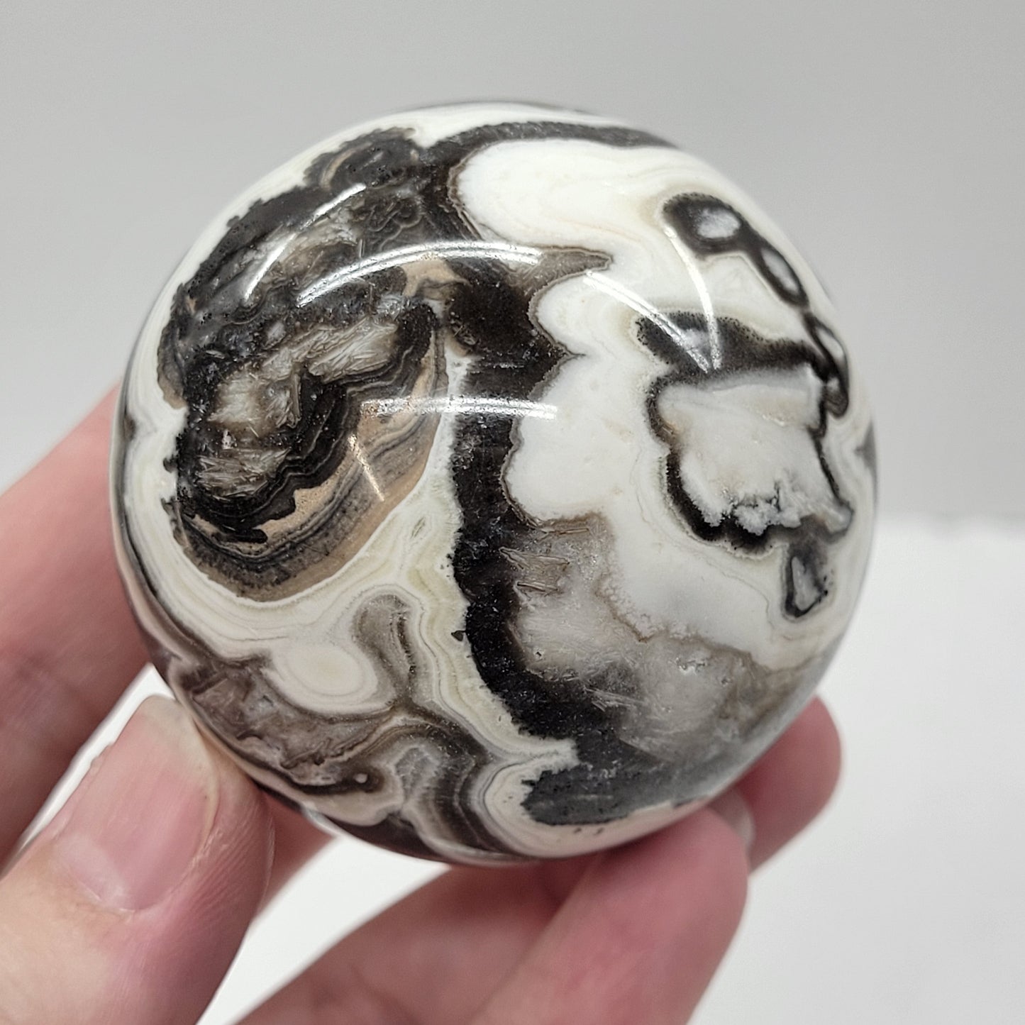 Zebra Calcite spheres