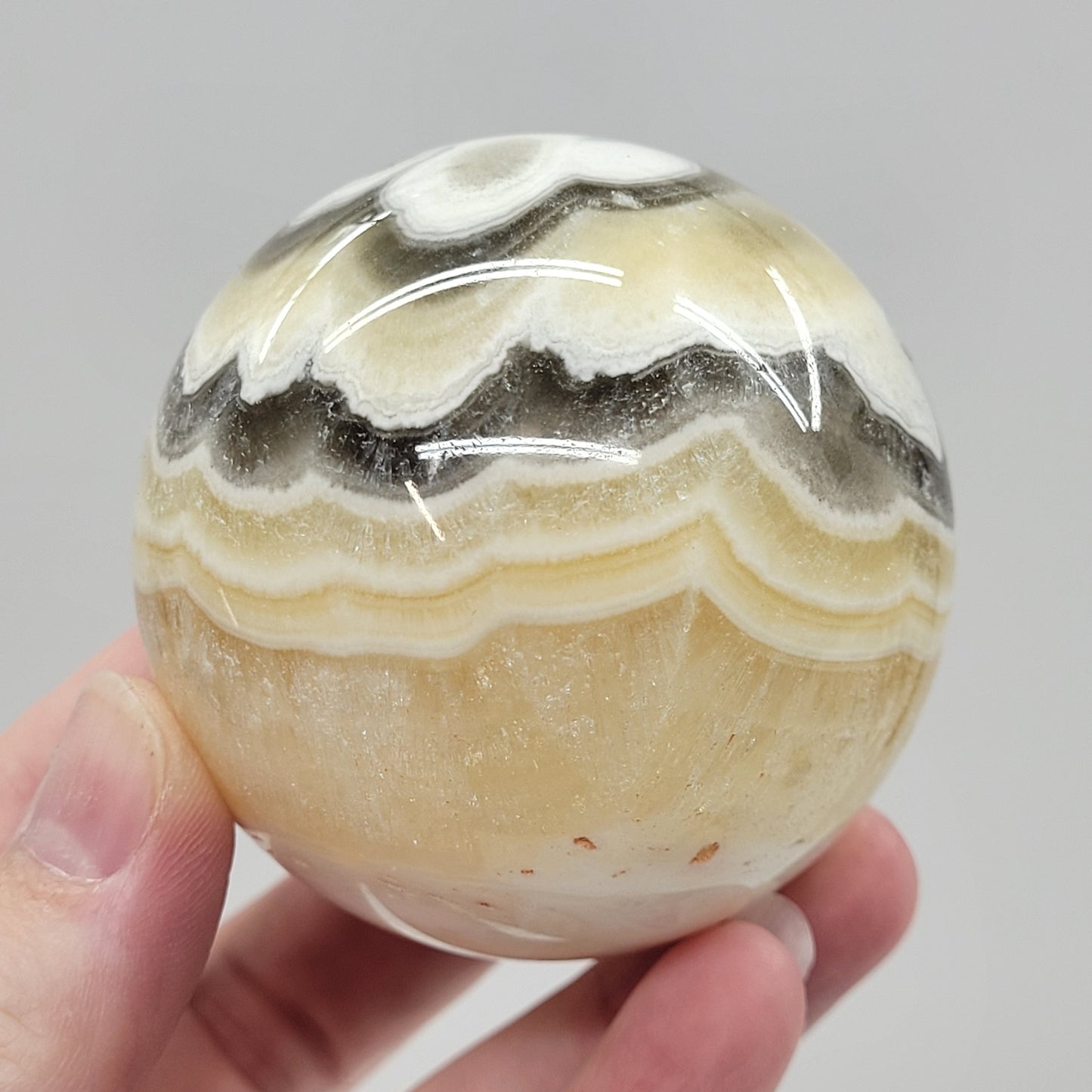 Zebra Calcite spheres