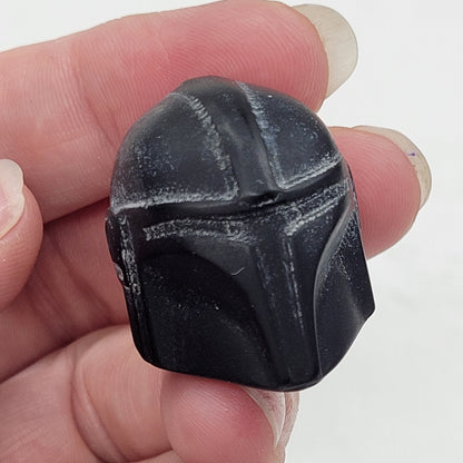 Mandalorian helmet carving (small)