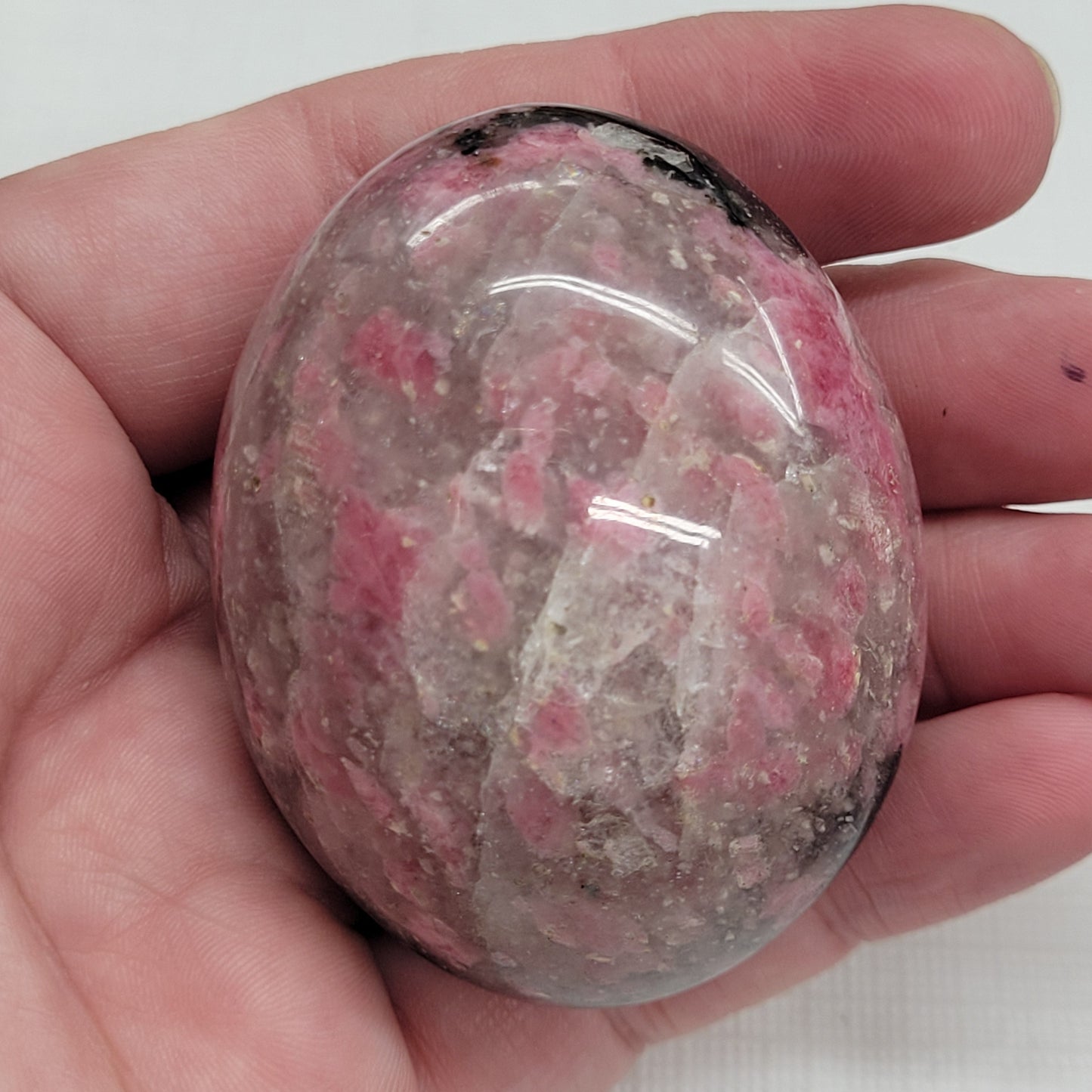 Palm - Icy Rhodonite