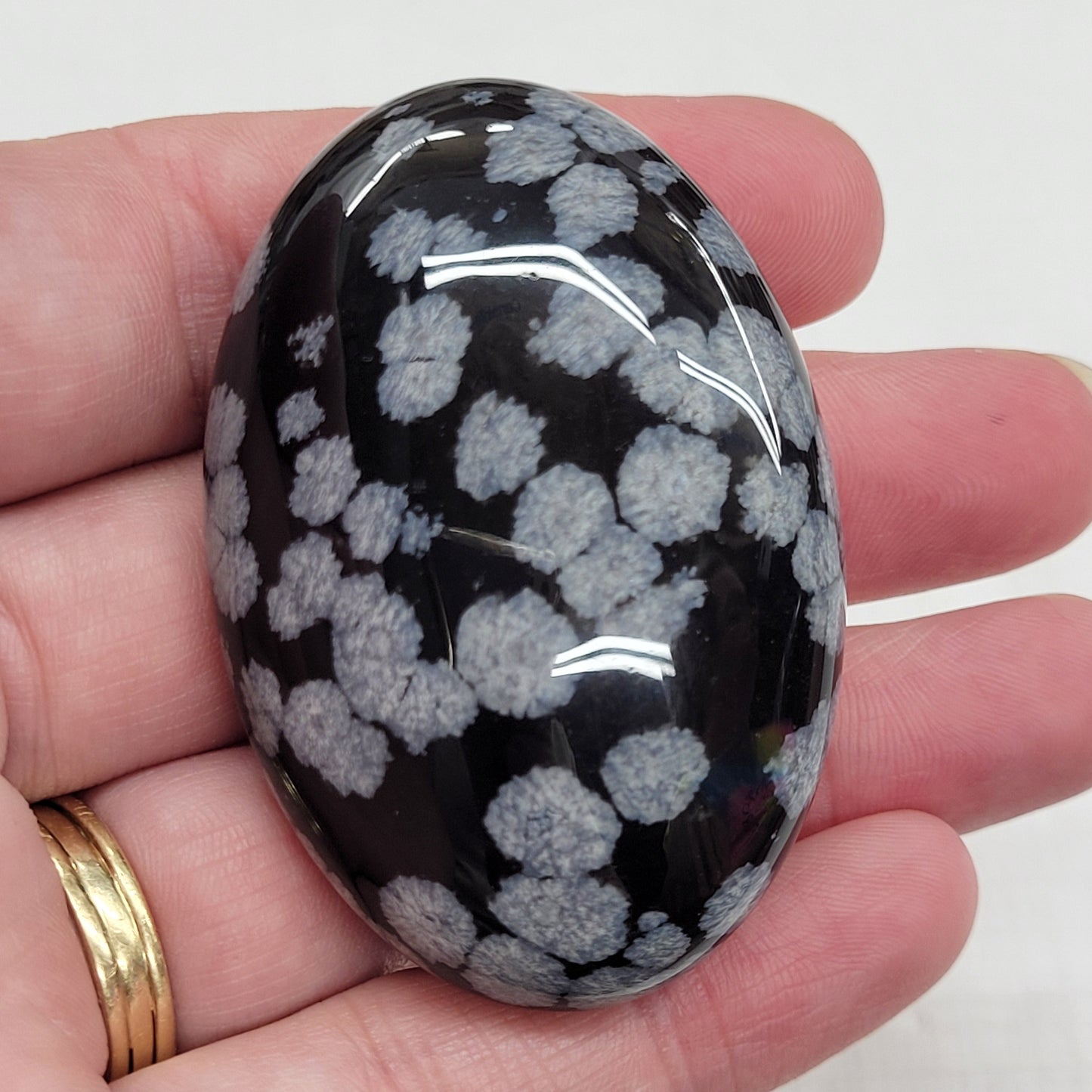 Palm - Snowflake Obsidian