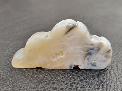 Plume Agate cloud carvings