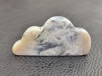 Plume Agate cloud carvings