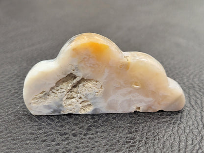 Plume Agate cloud carvings