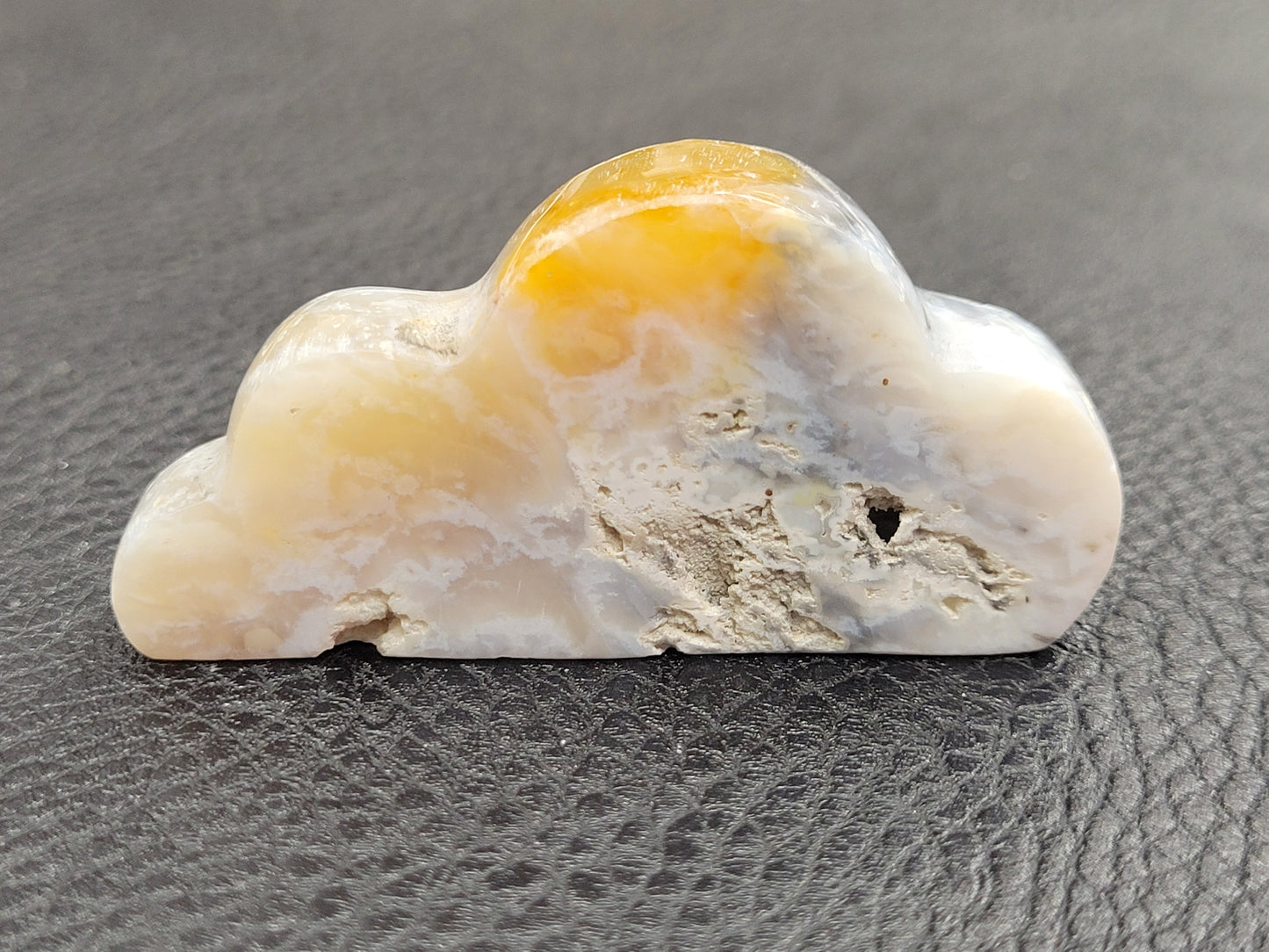 Plume Agate cloud carvings