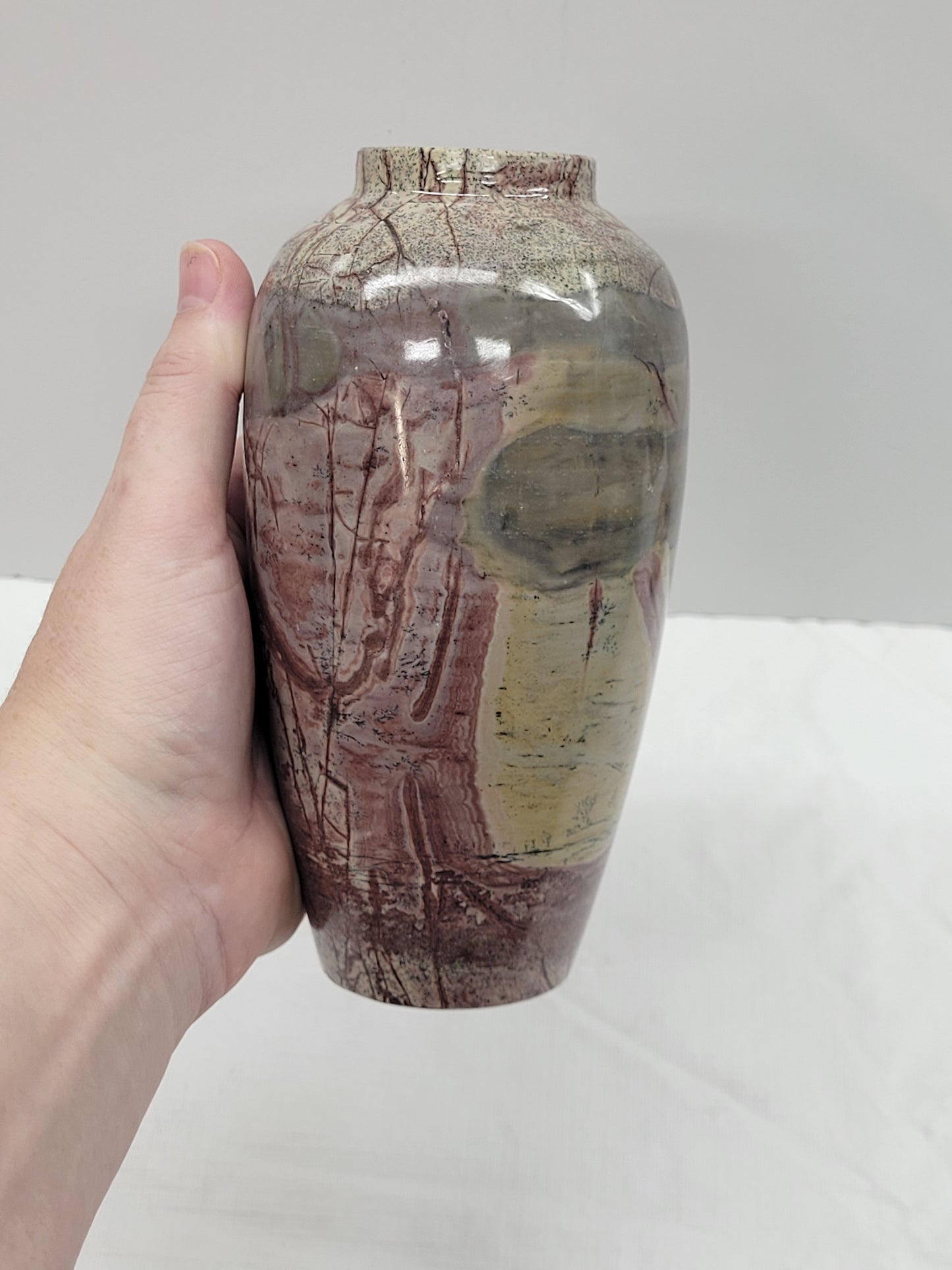 Picture Jasper vase