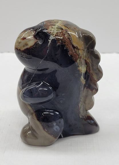 Chubby belly dinosaur - Volcano Agate (large)