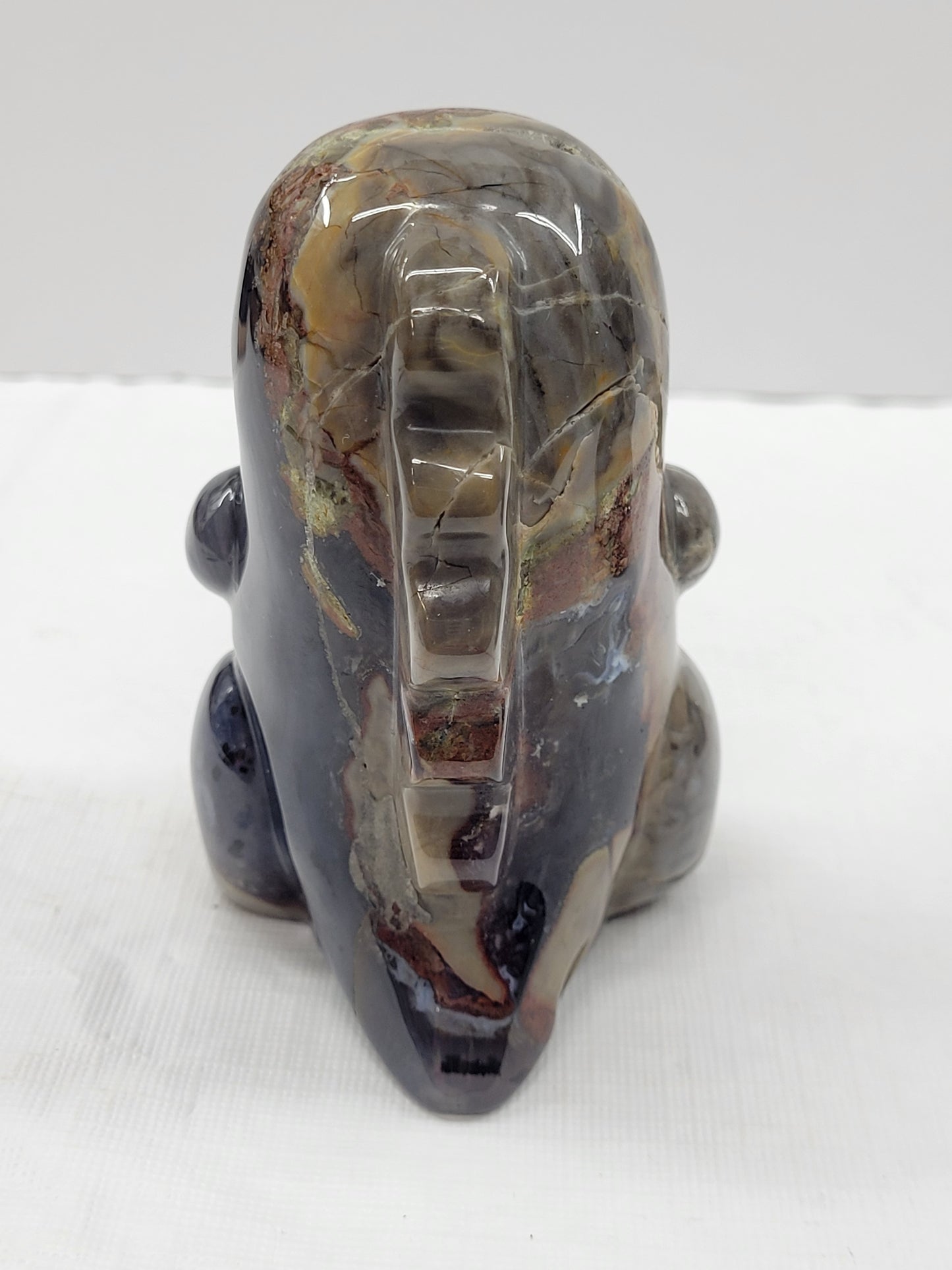 Chubby belly dinosaur - Volcano Agate (large)