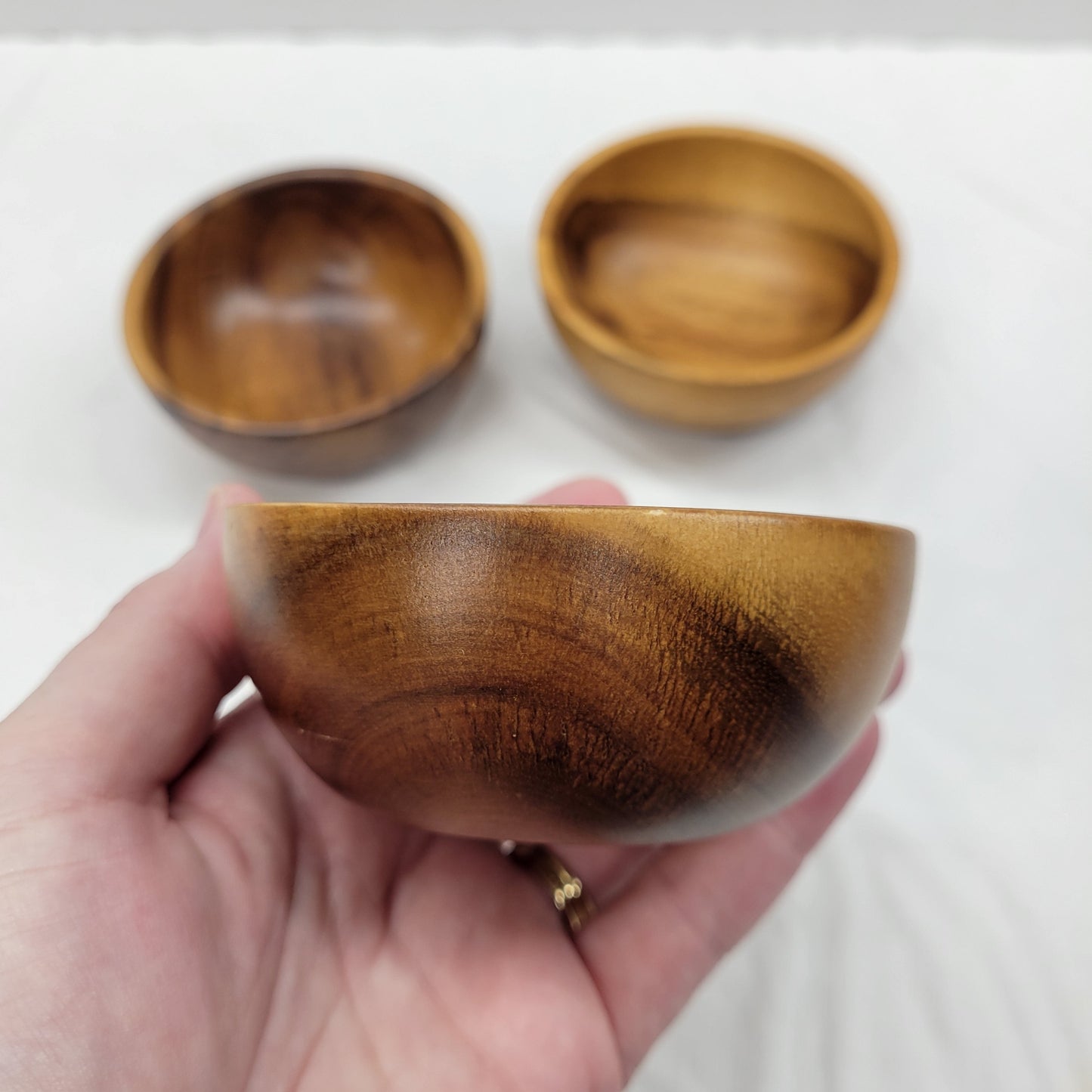 "Radioactive" wood bowl