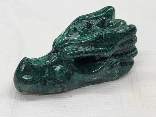 Malachite dragon head