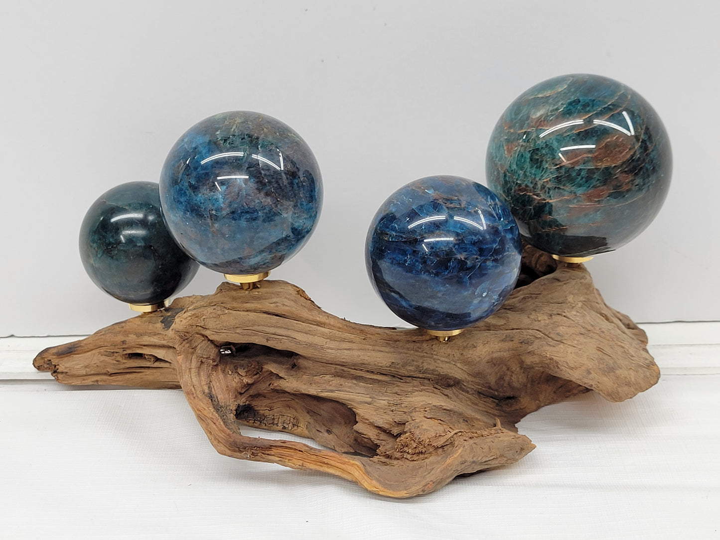 Blue Apatite sphere