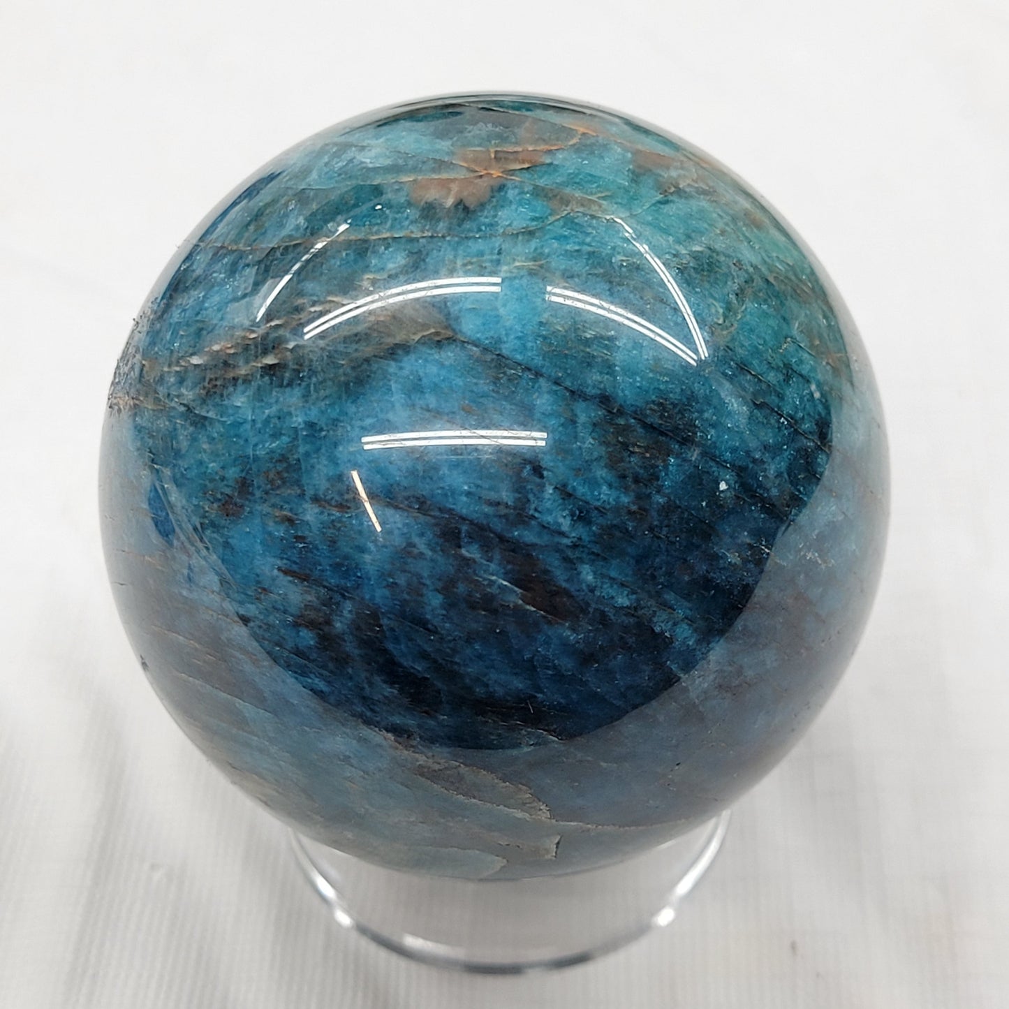 Blue Apatite sphere