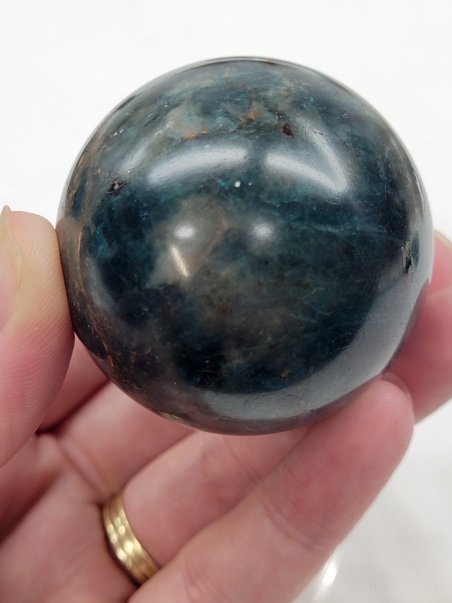 Blue Apatite sphere