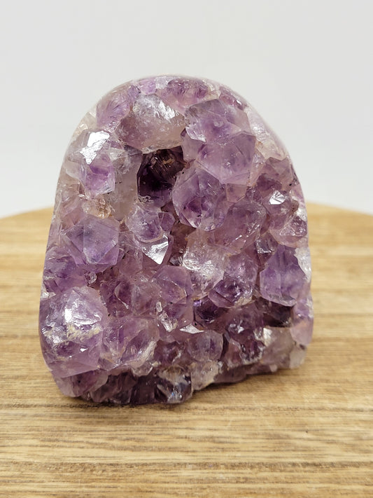 Amethyst cluster cut base