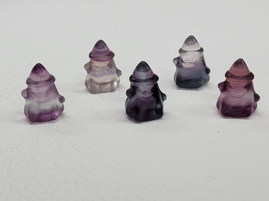 Fluorite mini - Ghost w/ hat