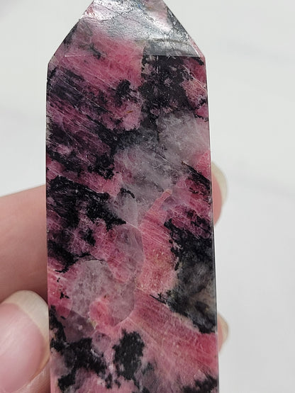 Rhodonite tower